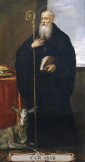 Saint Giles the Abbot, 1616. Creator: Bartolomé Román.