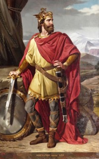 Sisenand, King of the Visigoths, 1856. Creator: Bernardino Montañés y Pérez.