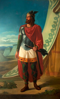 Walia, King of the Visigoths, 1856. Creator: Alejo Vera Estaca.