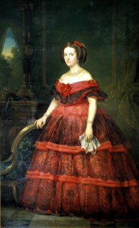 Infanta Isabel of Spain, Countess Gurowski, 1857. Creator: Carlos Luis de Ribera y Fieve.