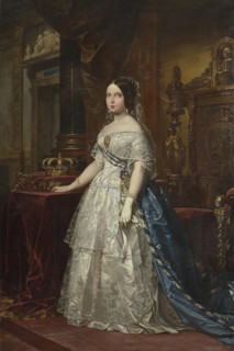 Isabella II of Spain, c1844. Creator: Isidoro Santos Lozano Sirgo.