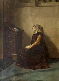 Blanca of Navarre, c1885.  Creator: José Moreno Carbonero.