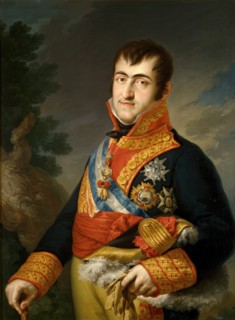 Ferdinand VII in the uniform of a captain-general, c1814. Creator: Vicente Lopez y Portana.