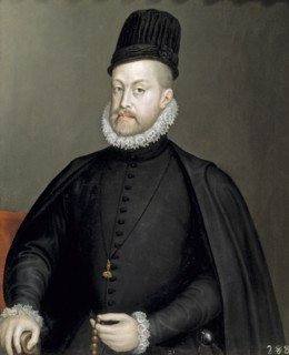 Portrait of Philip II of Spain, 1565. Creator: Alonso Sanchez Coello.