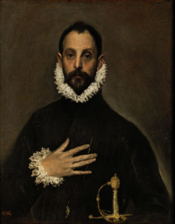 The Nobleman with his Hand on his Chest, c1580. Creator: El Greco.