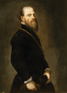 Man with a Golden Lace, 1560. Creator: Jacopo Tintoretto.