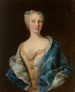 Portrait of a woman, mid-late 18th century. Creator: Charles Joseph Flipart.