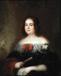 Portrait of a Lady, 1839. Creator: Jose Gutierrez de la Vega.