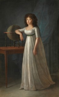 Joaquina Téllez-Girón, daughter of the 9th Duke and Duchess of Osuna, 1798. Creator: Agustin Esteve y Marqués.