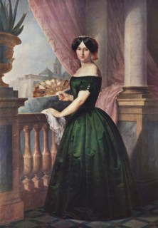 Portrait of Josefa García Solís, 1852. Creator: Antonio María Esquivel.
