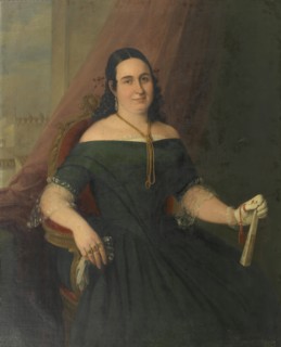 Portrait of a Lady, 1842. Creator: Antonio María Esquivel.