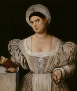 Portrait of a Woman (Agnese, the painter’s sister-in-law?), between 1525 and 1530. Creator: Bernardino Licinio.