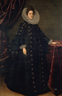 Portrait of Maria Magdalena of Austria, c1609. Creator: Cristofano Allori.
