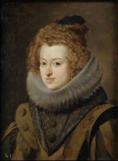 Portrait of Maria Anna of Spain, Queen of Hungary (1606-1646), c1630. Creator: Diego Velasquez.
