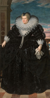Marie de' Medici as widow, 1617. Creator: Frans Pourbus the Younger.