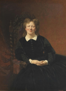 Portrait of a French Woman, 1864. Creator: Jose Maria Casado del Alisal.