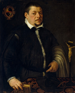 Magistrate with Crucifix, c1600. Creator: Leandro Bassano.