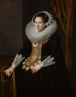 Portrait of Johanna Martens, 1625. Creator: Paulus Moreelse.