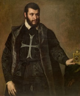 Knight with a Clock, c1550. Creator: Titian.