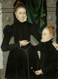 Lady and Child, 1567. Creator: Adriaen van Cronenburgh.