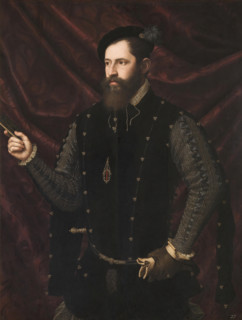 Portrait of a Knight of the Order of Santiago, c1560. Creator: Juan De Juanes.