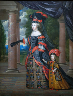 Portrait of Maria Theresa of Spain and her son in Polish costume, 1664. Creators: Charles Beaubrun, Henri Beaubrun.