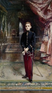 Alfonso XIII, cadet, 1901. Creator: Ignacio Pinazo Camarlench.