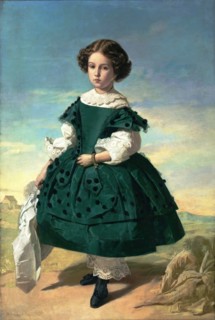 Portrait of a girl, 1852. Creator: Valeriano Domínguez Bécquer.