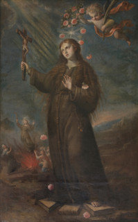 Saint Rose of Viterbo, 1675. Creator: Alonso del Arco.