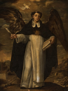Saint Thomas Aquinas, late 17th-early 18th century. Creator: José Risueño.