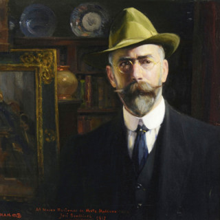 Self-portrait, 1917. Creator: José Benlliure y Gil.