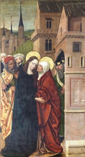 The Visitation, c1500. Creator: Master of La Sisla.