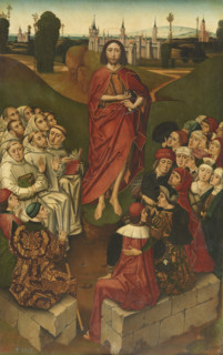 The preaching of Saint John the Baptist, c1490-c1500. Creator: Juan de Segovia.