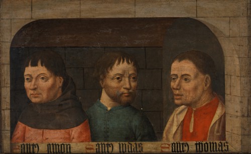 The Apostles Simon, Jude, and Thomas, between c1490 and c1500. Creator: Master Pacully.