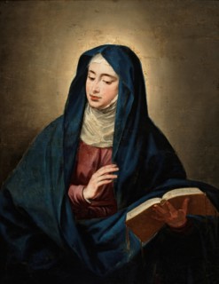 The Virgin Reading, 17th century. Creator: Diego Gonzalez de la Vega.