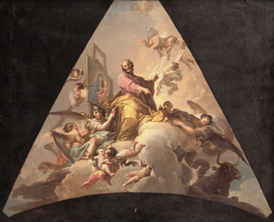 Saint Luke, c1778. Creator: Francisco Bayeu.