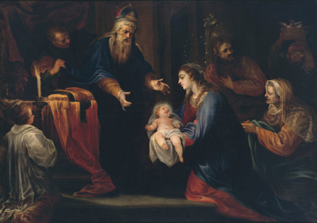 Presentation of Jesus in the Temple, c1650. Creator: Francisco Rizi.