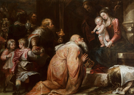 Adoration of the Magi, c1663. Creator: Francisco Rizi.