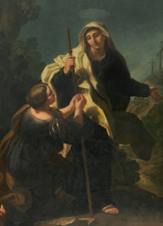 Saint Helena and Her Daughter, 17th century. Creator: Fray Joaquín Juncosa.