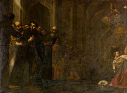 Ordination of Saint Augustine, between c1663 and c1711. Creator: José García Hidalgo.