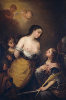 Saint Catherine, 19th century. Creator: Jose Gutierrez de la Vega.