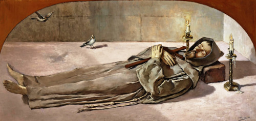 Saint Francis of Assisi, 1897. Creator: Jose Nin y Tudo.