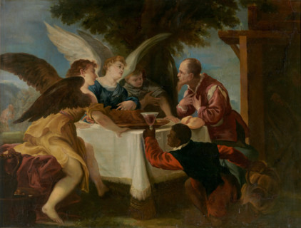 Abraham and the Three Angels, c1667-c1668.  Creator: Juan Antonio de Frias y Escalante.