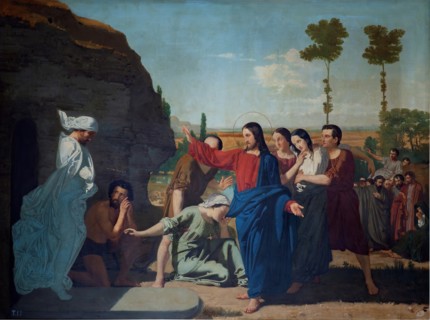 The Raising of Lazarus, 1856. Creator: Juan García Martínez.