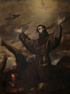 Saint Francis Receiving the Stigmata, 1644. Creator: Jusepe de Ribera.
