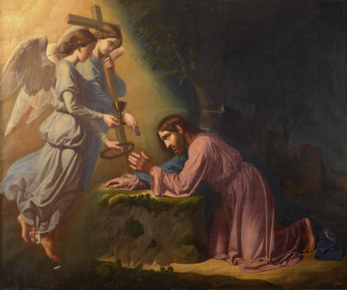 The Agony in the Garden, 1857. Creator: Mariano de la Roca y Delgado.