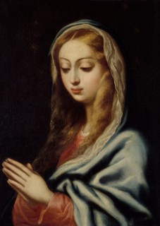 The Virgin Mary, 17th century. Creator: Pedro Atanasio Bocanegra.