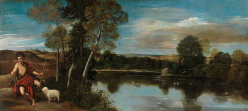 Saint John the Baptist in a Landscape, between c1612 and c1614. Creator: Juan Bautista Maino.