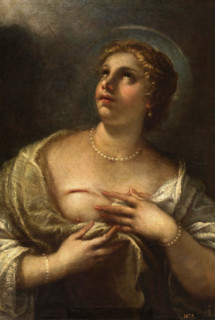 Saint Agatha, 2nd half of the 17th century. Creator: Luca Giordano.