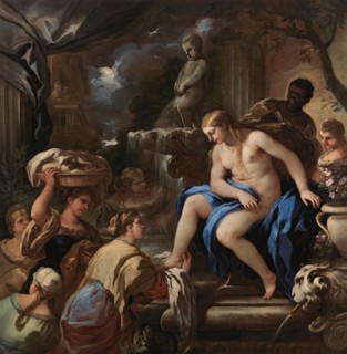 Bathsheba bathing, c1698. Creator: Luca Giordano.